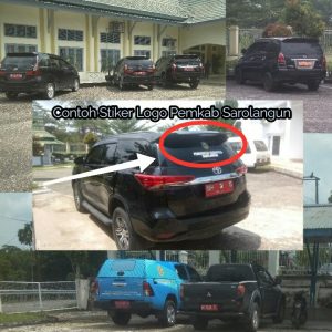Himbauan Bupati Tidak Digubris, Belasan Mobnas Tidak Terdapat Logo Pemkab