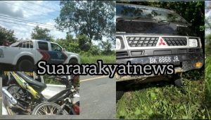 Lakalantas Mobil vs Sepeda Motor, 1 Orang Meningal