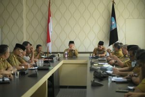 Cegah Wabah Virus Corona, Bupati Gelar Rapat Lintas OPD.