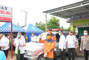 Didampingi Kapolda, dan Danrem, Gubernur Jambi Tinjau Posko Batas Jambi – Sumsel