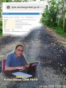 Baru Hitungan Bulan, Jalan Bukit Murau-Sungai Merah Sudah Rusak