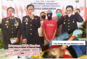 Terungkap, Pembunuh Gadis MA Dilakukan Oleh Tetangganya Sendiri