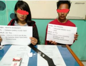 Dua Orang Terduga Pelaku Penyalahgunaan Narkoba di Ciduk Polisi.