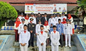 Kecamatan Pamenang Laksanakan Upacara HUT RI KE 75 Secara Sederhana.