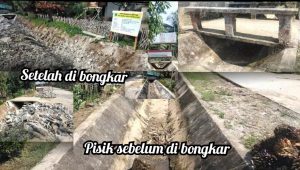Rehabilitasi Irigasi, Bangunan Lama Dibongkar Habis