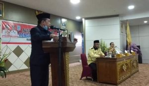 Al Haris Minta Perlakukan Dengan Baik Para Kandidat Cagub Saat Bersosialisasi Dan Kampanye Di Merangin.