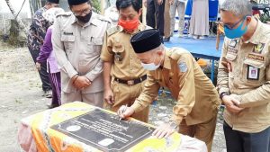 Wabup H Mashuri Resmikan Gedung Sarana Olahraga Desa Rawa Jaya Tabir Selatan