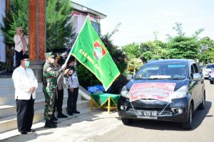 Pemkab Musi Rawas Bagikan 200 Ribu Masker Kain
