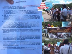 Minta Inspektorat Berikan LHP, Masyarakat Muara Danau Demo Ke Kantor Bupati