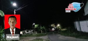 Warga Bukit Tigo Senang, LPJU Hidup Kembali