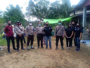 Polsek Lumar Polres Bengkayang Berikan Pengamanan Kampanye Pilkada 2020