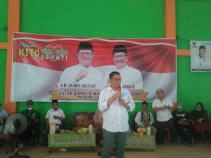 Masyarakat Desa Lesung Batu Membeludak Sambut Kedatangan H.M Syarif- H.Surian