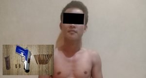 Miliki Senjata Api, Oknum Kades Diringkus Polisi
