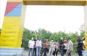 Bupati Asahan Bersama Staf Ahli Kementrian Koordinator Kemaritiman dan Investasi Resmikan Nursery Mangrove Desa Silo Baru