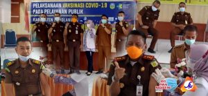 Vaksinasi Covid 19, Tahap Satu di Kejari Sarolangun Berjalan Lancar