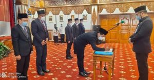 Sekda Lantik Komisioner KPID Provinsi Jambi