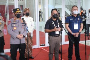 Sidak ke Pertandingan Piala Menpora 2021, Kapolri Menyaksikan Protokol Kesehatan Diterapkan Ketat