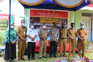Kapolda Kepri Tinjau Pelaksanaan Vaksinasi dan Peresmian Kampung Tangguh dan Posko Karhutla di Wilayah Natuna