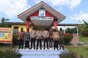 Kunjungan Kerja Wakapolda Kepri Tinjau Polsek Senayang