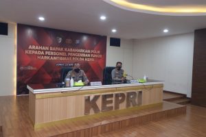 Kabaharkam Polri Beri Arahan Kepada Pengemban Fungsi Harkamtibmas Polda Kepri