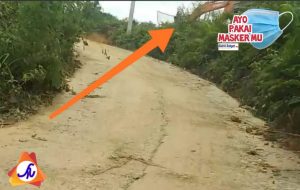 Ulah Albert Penambang, Rigit Beton Menuju Bukit Bulan Rusak