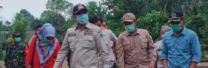 Cik Ujang Tinjau Lokasi Banjir Bandang di Tanjung Sakti Pumi