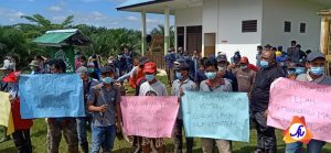 Minta Kembalikan Lahan, Ratusan Warga Mandiangin Gelar Aksi ke PT SAM
