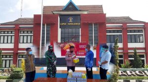30 Warga Binaan Lapas Positif Covid 19, Kapolres Sarolangun Beri Bantuan