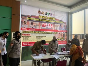 Bakti Sosial Operasi Bibir Sumbing dan Celah Langit-langit Dalam Rangka HUT Bhayangkara dan HUT DOKKES Polri ke -75