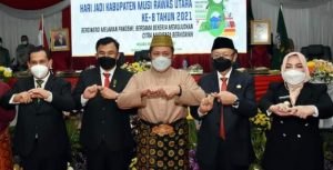 Bupati dan Ketua DPRD Sarolangun Kompak Hadiri Perayaan HUT Muratara