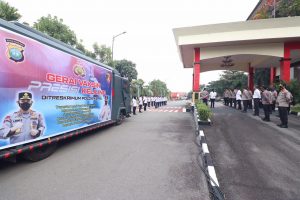 Wakapolda Kepri Pimpin Pelepasan Gerai Vaksin Presisi Keliling