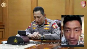 Kapolri Wujudkan Mimpi Teuku Tegar Atlet Peraih Emas PON Jadi Polisi