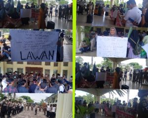 Himpunan Mahasiswa Islam Gelar Aksi Demo di Gedung DPRD Sarolangun