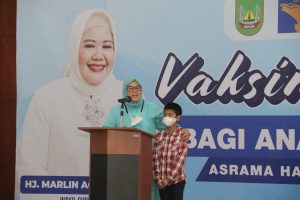 Marlin Imbau Orang Tua Beri Pendampingan Anaknya untuk Divaksi Covid-19
