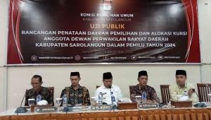 KPU Sarolangun, Gelar Uji Publik Terkait Penataan Dapil 2024
