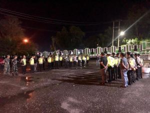 Malam Natal Polres Sarolangun Gelar Patroli KRYD Gabungan TNI-Polri