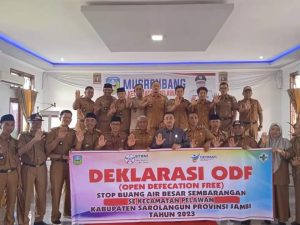 Sekda Turut Deklarasi Open Defecation Free di Kec Pelawan