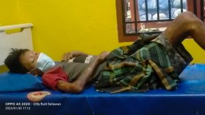 Basarudin Warga Desa Bukit Talang Mas Singkut  Mengindap Penyakit Parah Butuh Uluran Tangan Para Dermawan