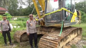 1 Unit Eskavator diamankan Polres Sarolangun