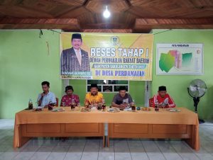 Ketua DPRD Sarolangun Reses Tahap I di Desa Perdamaian dan Sendang Sari