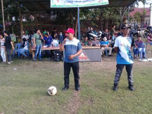 Jefri Sonnefil Hadiri Turnamen Sepak Bola Antar Club