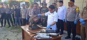 Polres Sarolangun Musnahkan BB Hasil Operasi Pekat