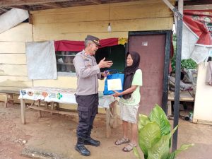 Polsek Bathin VIII Salurkan Bantuan Kemanusian Untuk Negeri