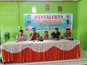 Penyaluran BLT DD Desa Bukit Tigo Berlangsung Lancar