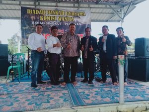 Dilaksanakan di Kolam Khalisa, Perayaan Paskah 2023 Berlangsung Meriah