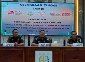 Direktur Utama Bank Jambi di Tetapkan Tersangka Kasus MTN