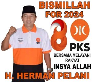 H Herman Pelani Kian Mantap Maju dari PKS di Pileg 2024