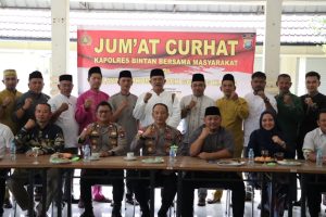 Jumat Curhat Presisi Polres Bintan Tampung Aspirasi Masyarakat Kelurahan Toapaya Asri