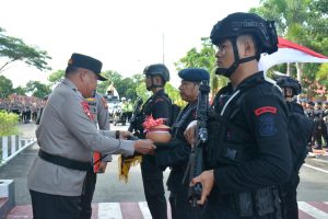 Polda Kepri Gelar Upacara Pemulihan Nilai Nilai Luhur Tribrata.