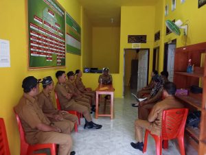 Kades Terus Lakukan Giat Morning Briefing Bersama Perangkat